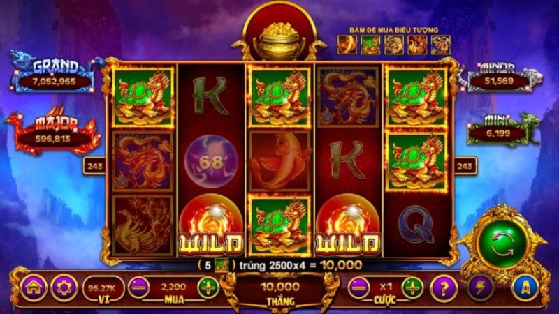 Tựa game nổ hũ kho báu tứ linh tại 77bet